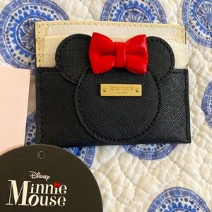 Kate Spade Minnie Mouse card case NWT